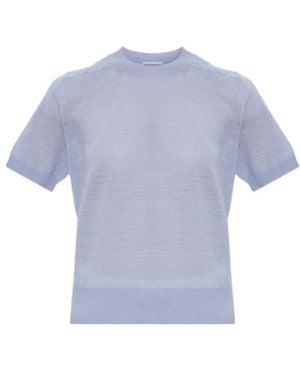 Burberry Short-Sleeved Pullover - Blue