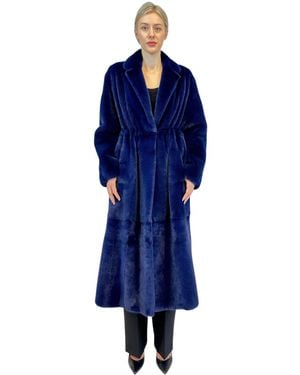 Liska Long-Sleeved Fur - Blue