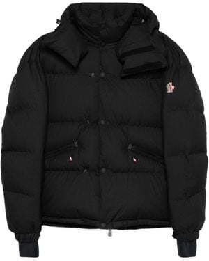 Moncler Long-Sleeved Hooded Jacket - Black