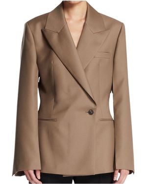 Rohe Peak-Lapel Blazer - Brown