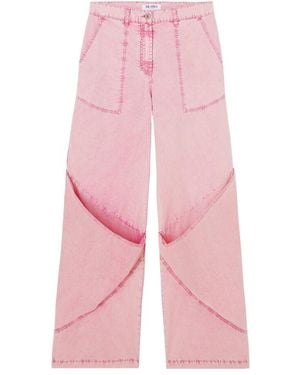 The Attico Belt-Loop Casual Trousers - Pink