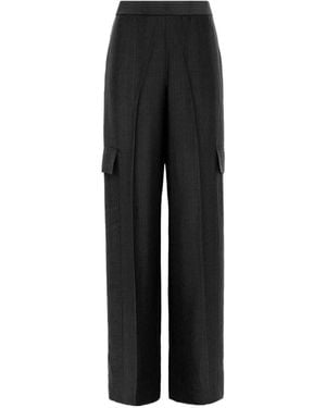 Blugirl Blumarine Elasticated-Waist Cargo Trousers - Black