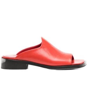 Rejina Pyo Flat Sandals - Red