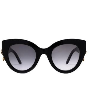 McQueen Eyewear Cat-Eye Frame Sunglasses - White