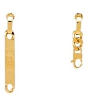 MM6 by Maison Margiela Metal Earrings - Metallic