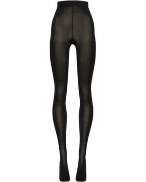 Wolford Elastic Waist Pantyhose - Black