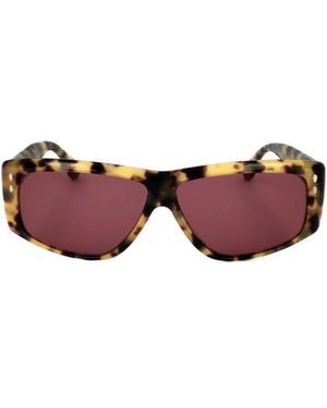 Isabel Marant Geometric Frame Sunglasses - Pink