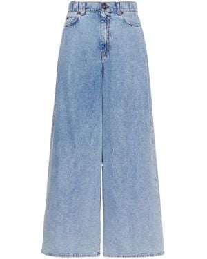 Weekend by Maxmara Wkdzattera Wide Leg Jeans - Blue