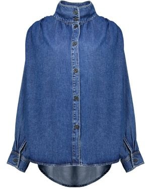 IRO Julie Fluid Denim Shirt - Blue