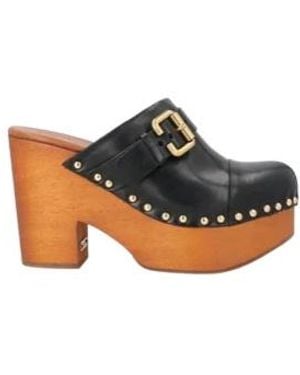 Chloé Minimalist Slip-On Clogs - Brown