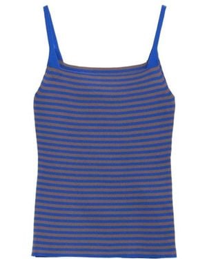 GIMAGUAS Camu Striped Tank Top - Blue