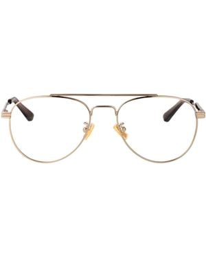 Bottega Veneta Eyewear Aviator Glasses And Frames - Natural