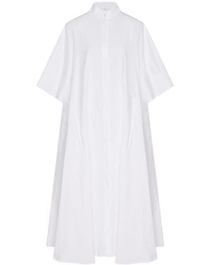 The Row Short-Sleeved Shirt Dress - White