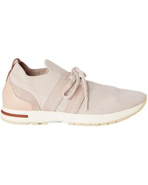 Loro Piana Round-Head Trainers - Pink