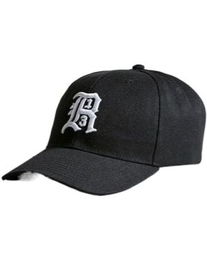 R13 Logo Embroidered Baseball Cap - Black