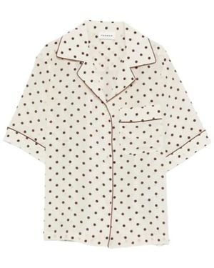 P.A.R.O.S.H. Sbillo Polka-Dot Shirt - White