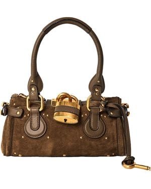Chloé Simple Shoulder Bag - Brown