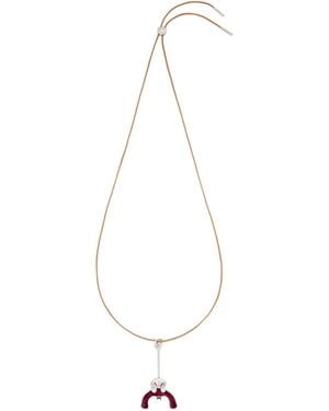 Loewe Sitting Doll Pendant - White