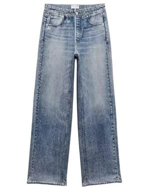 Rag & Bone Miramar Wide-Leg Trousers - Blue