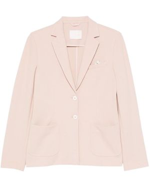 Circolo 1901 Single-Breasted Notched-Lapel Blazer - Pink