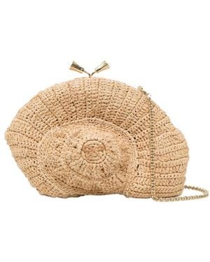 Anya Hindmarch Woven Shoulder Bag - Natural