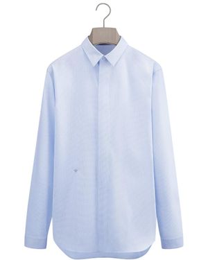 Dior Shirt With Bee Embroidery - Blue