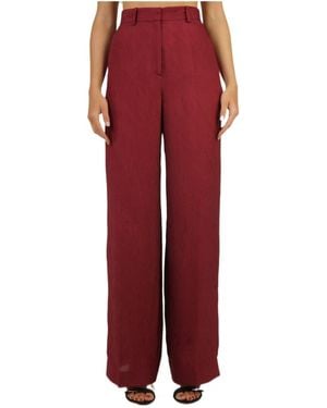 Lanvin Belt Loop Track Pants - Red