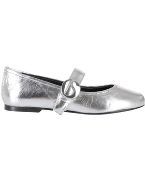 Coperni Leather Ballet Flats - White