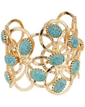 Gas Bijoux Geometric Pattern Bracelet - White