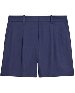 Theory Fluid Pleat Short - Blue