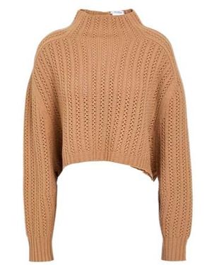 Max Mara Polo Necks - Natural