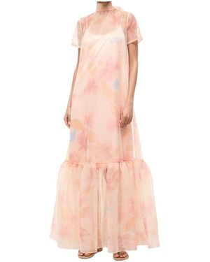 STAUD Printed Dress - Pink