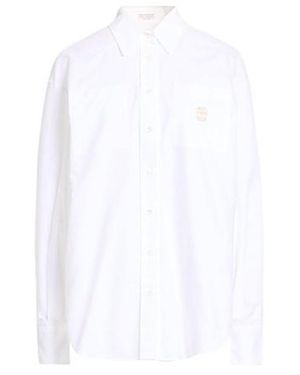 Brunello Cucinelli Solid Colour Shirts - White