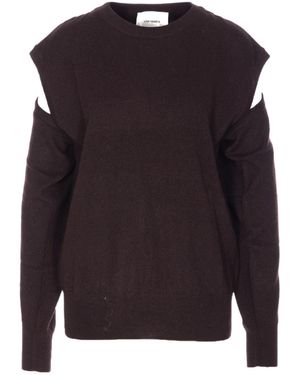 Lisa Yang Othelia Cut-Out Jumper - Blue