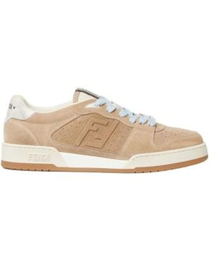 Fendi Match Sneakers - Natural