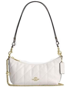COACH Caitlin Shoulder Bag - White