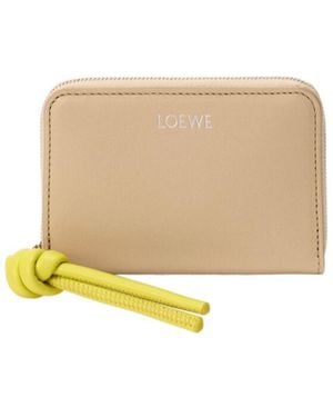 Loewe Zipper Coin Purse - Natural