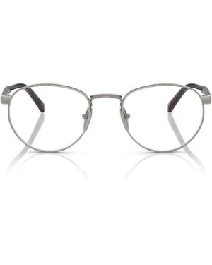 Prada Eyewear Round Frame Glasses - White
