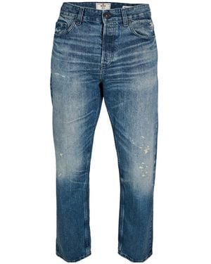 BOSS Vintage Distressed Bootcut Jeans - Blue