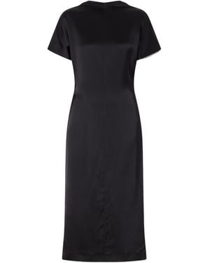 TOVE Satin Dress - Black