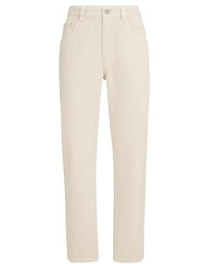 Brunello Cucinelli Belt-Loop Jeans - Natural