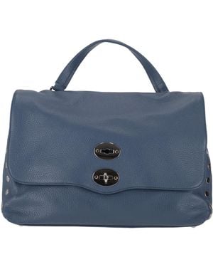 Zanellato Postina Twist-Lock Medium Tote Bag - Blue