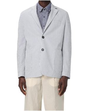 Doppiaa Single-Breasted Suit Jacket - Gray