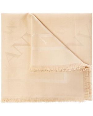 Lanvin Logo Scarf - Natural