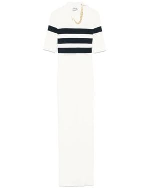 Jean Paul Gaultier Striped Dress - White