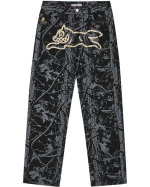 ICECREAM Printed Jeans - Grey