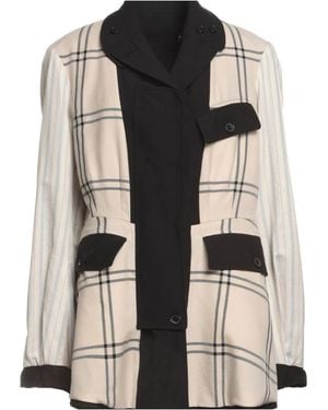 Maison Margiela Plaid Casual Jacket - Black
