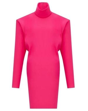 Saint Laurent Boxy Dress - Pink
