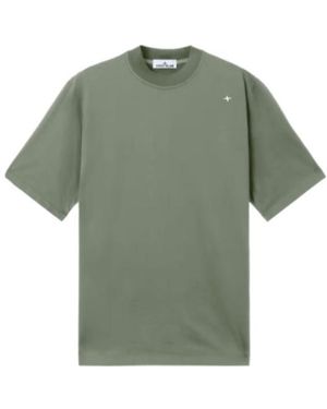 Stone Island Cotton T-Shirt - Green