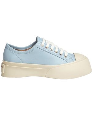 Marni Light Nappa Leather Pablo Lace-Up Sneaker - Blue